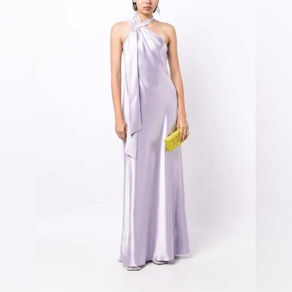 Galvan Ushuaia satin maxi dress